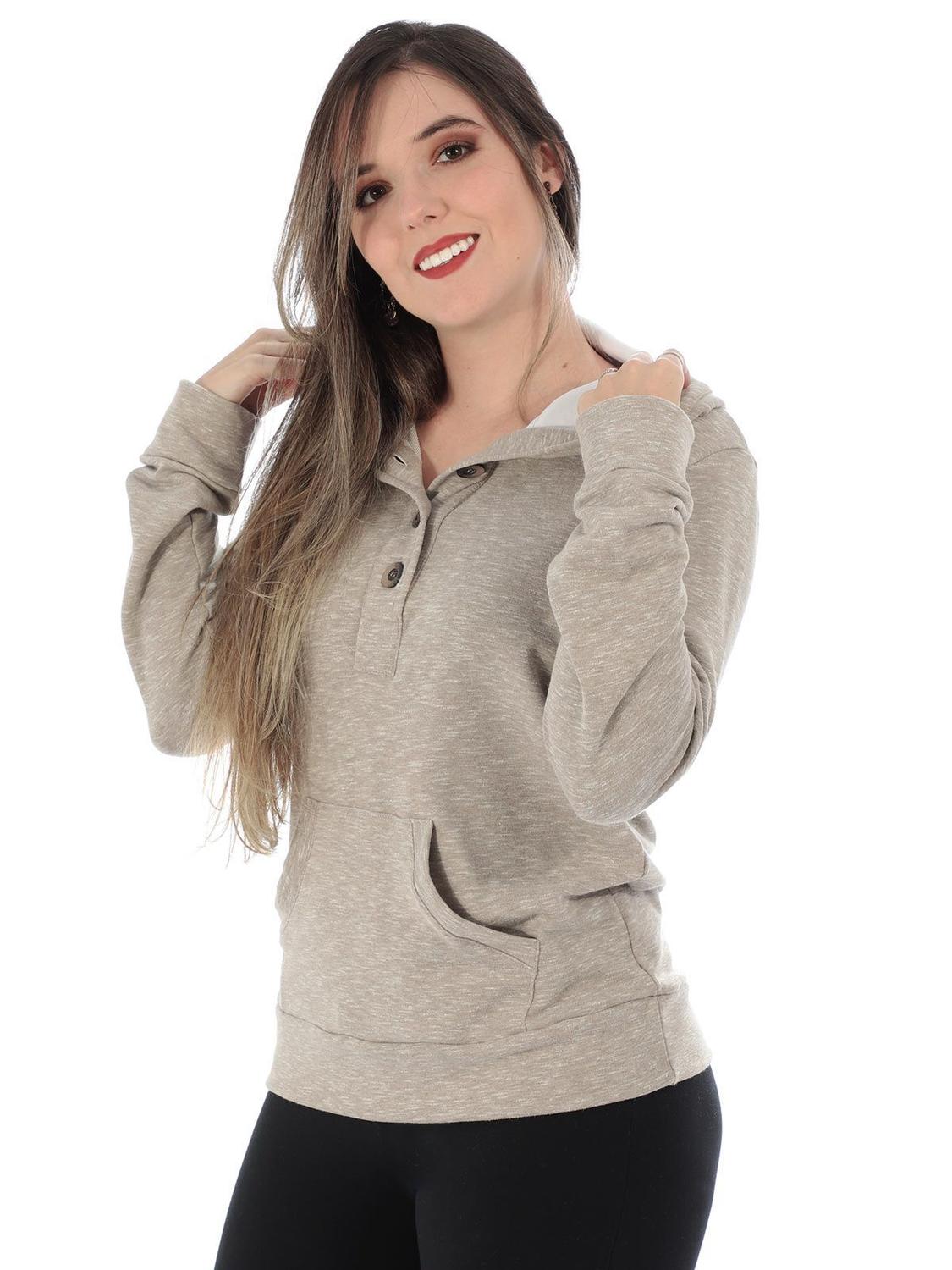 quilted moletom com capuz women's