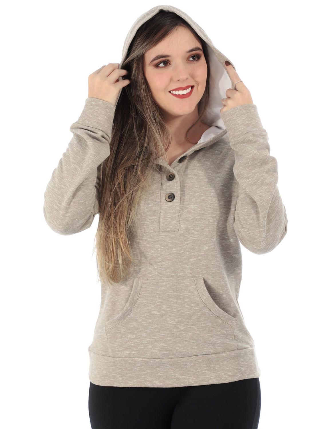 women's cozy moletom com capuz