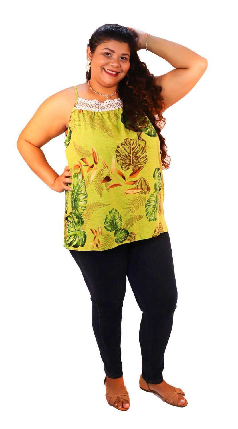 blusas finas plus size