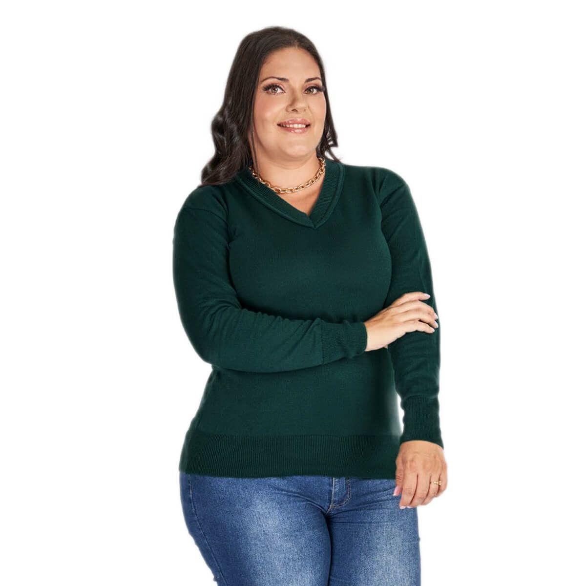 blusa de tricot basica