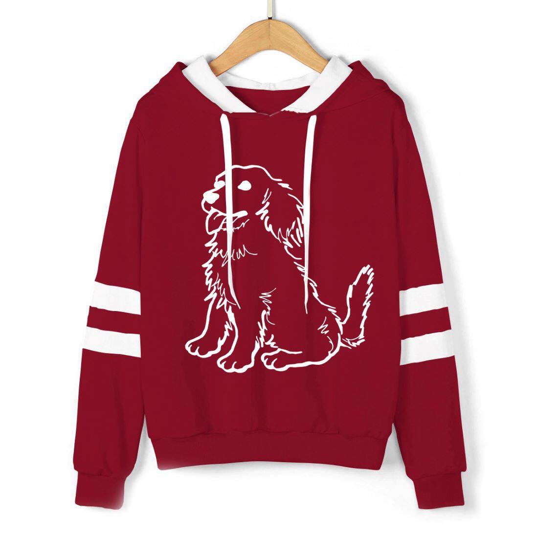 burgundy designer moletom com capuz