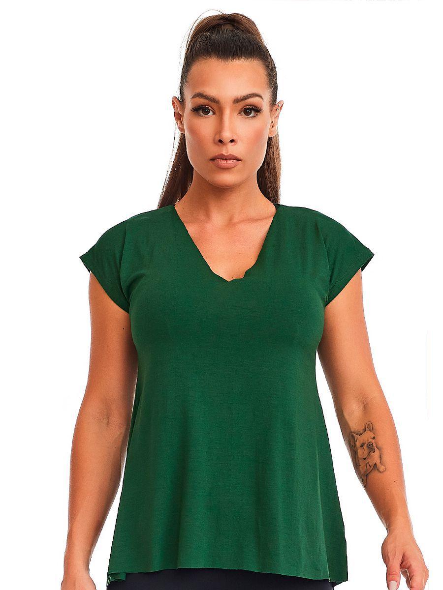 blusa basica verde militar