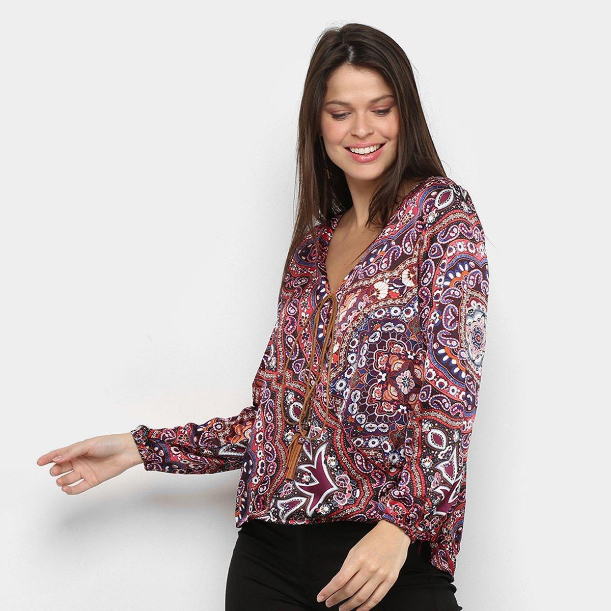 bata estampada feminina