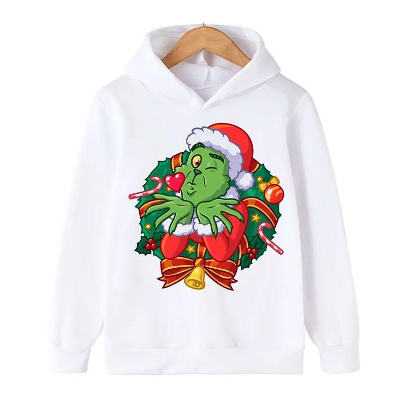 grinch moletom com capuz kids