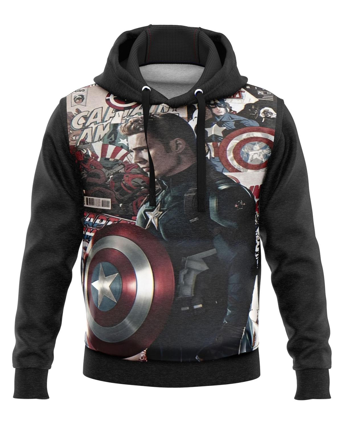 Marvel Comics Blusa Moletom Avengers Dos Vingadores Blusa De Frio