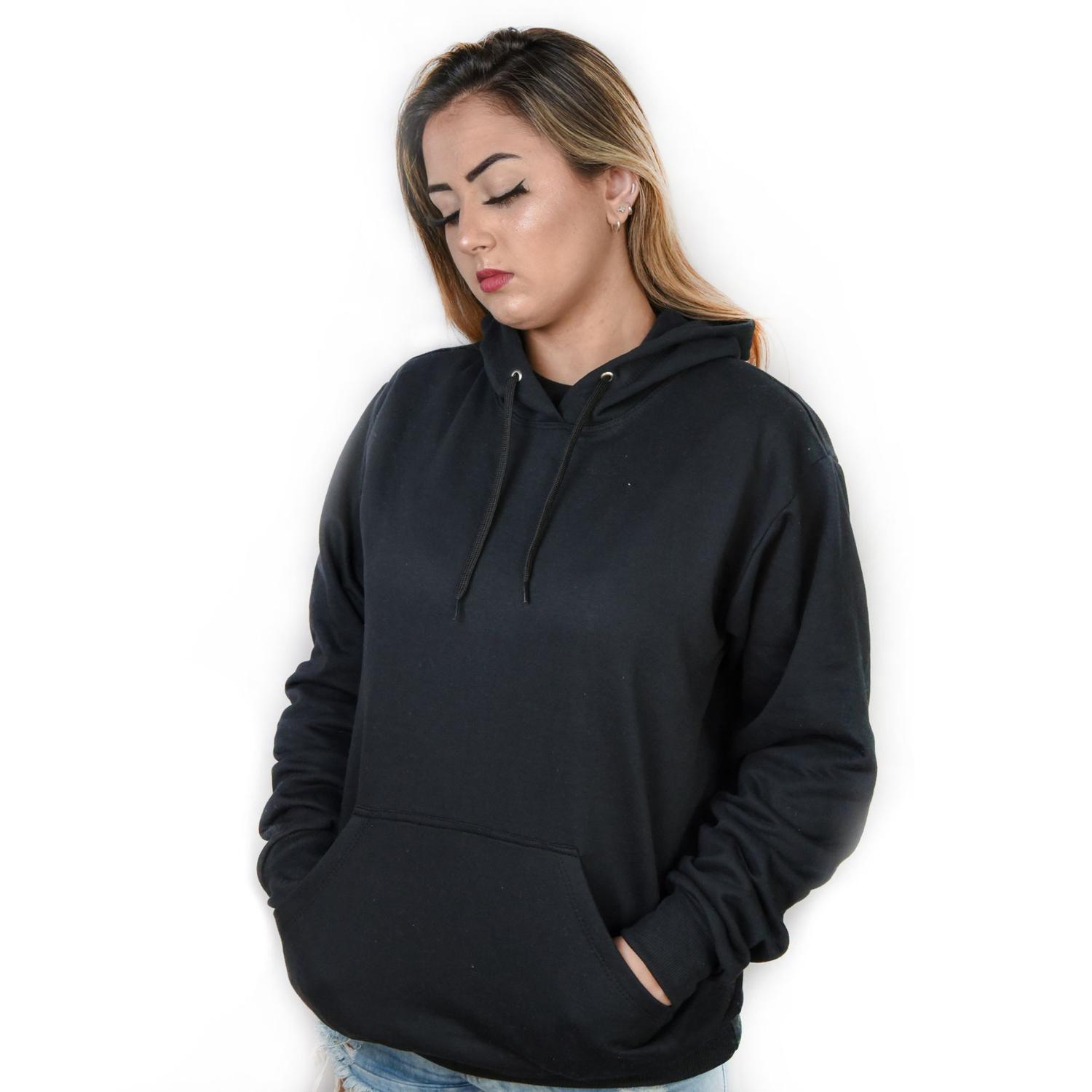 grey funnel neck moletom com capuz