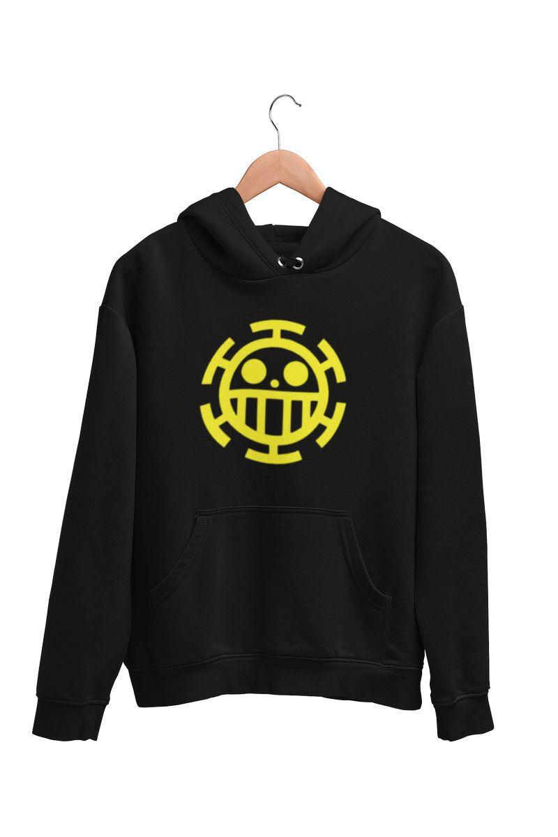 Blusa Moletom Casaco One Piece Trafalgar Law Unissex Cinza e Preto - Mikonos - Moletom / Blusão Feminino - Magazine Luiza