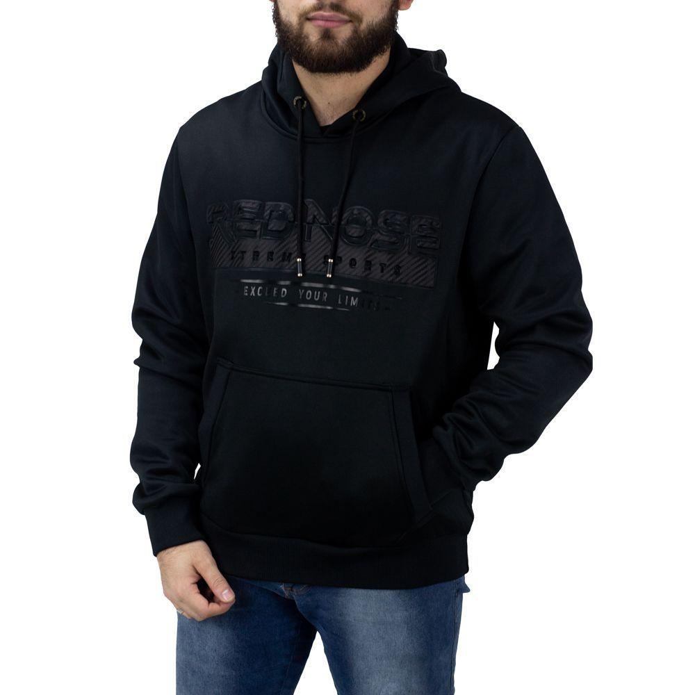 black and red zip up moletom com capuz