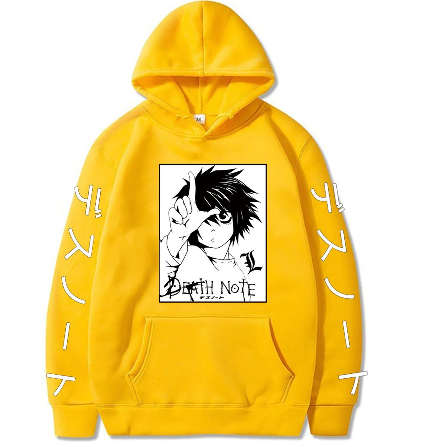 l lawliet moletom com capuz