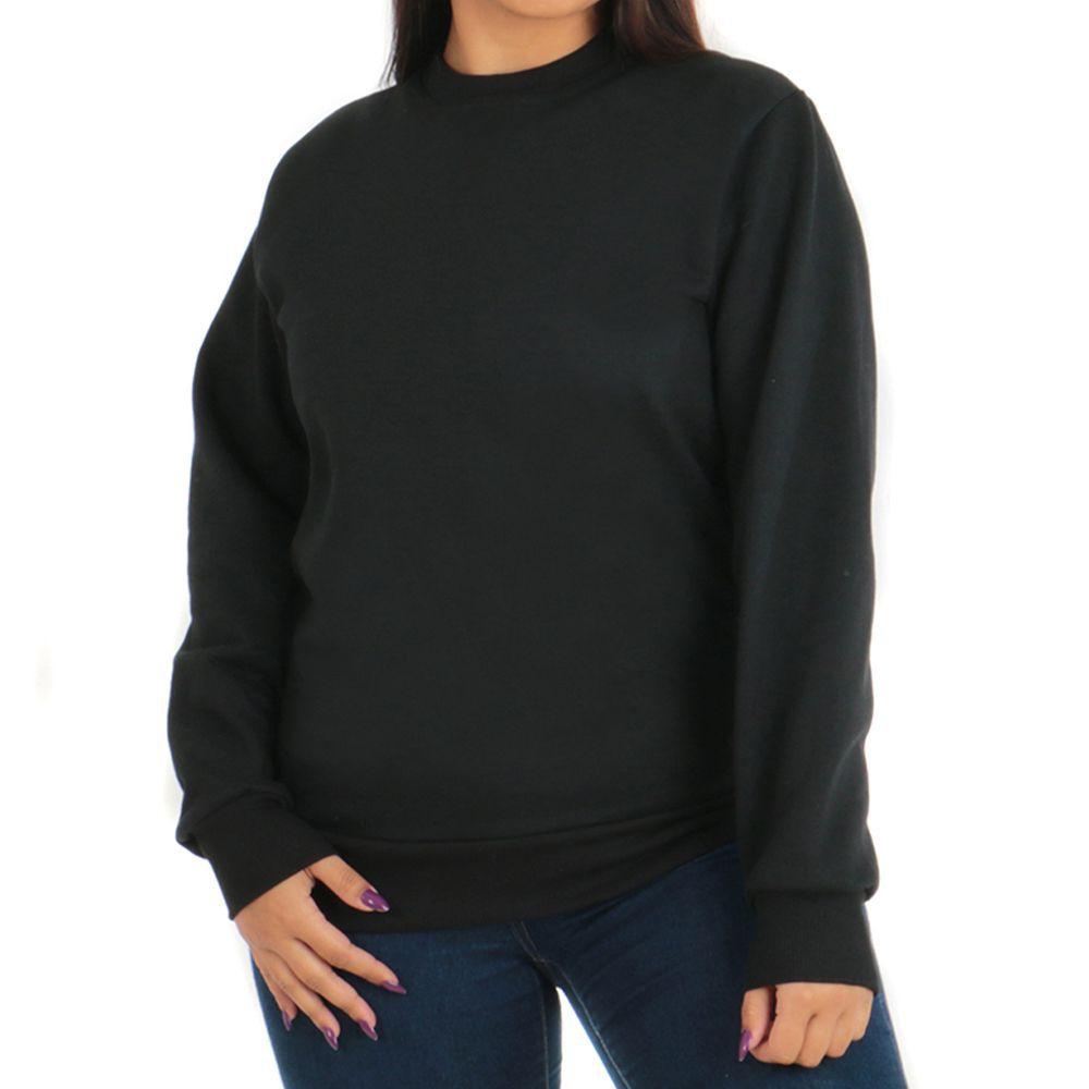 blusa moletom feminina lisa