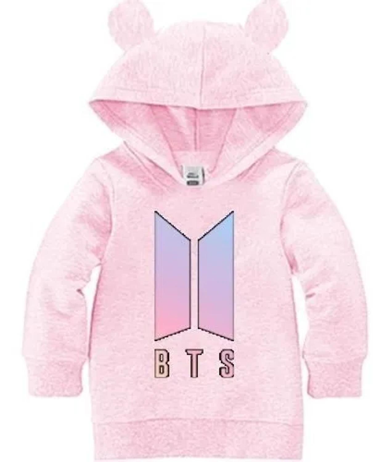 blusa de frio bts rosa