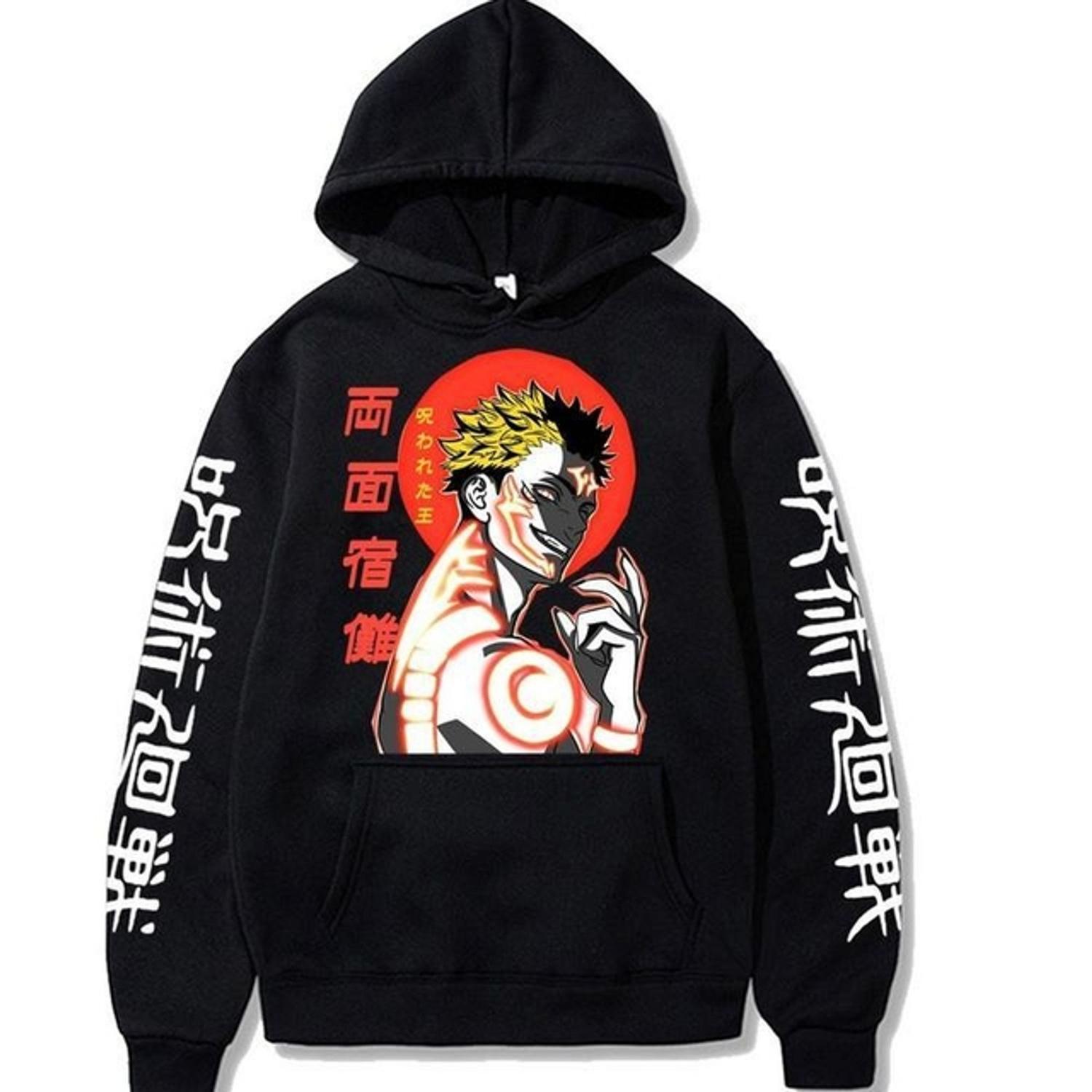 Blusa Moletom Jujutdu Kaisen Sukuna Maldição Anime Mangá - Home Custom ...