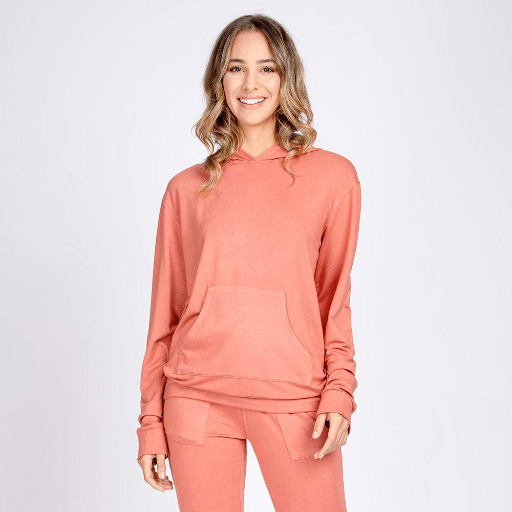 orange and pink moletom com capuz