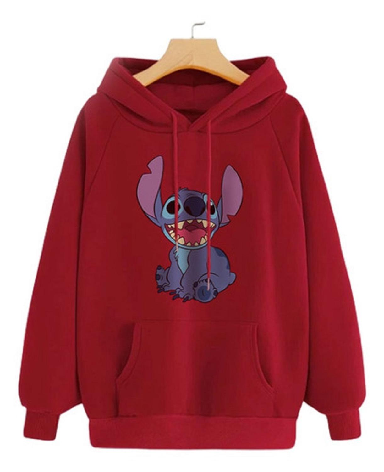 lilo and stitch moletom com capuz women's