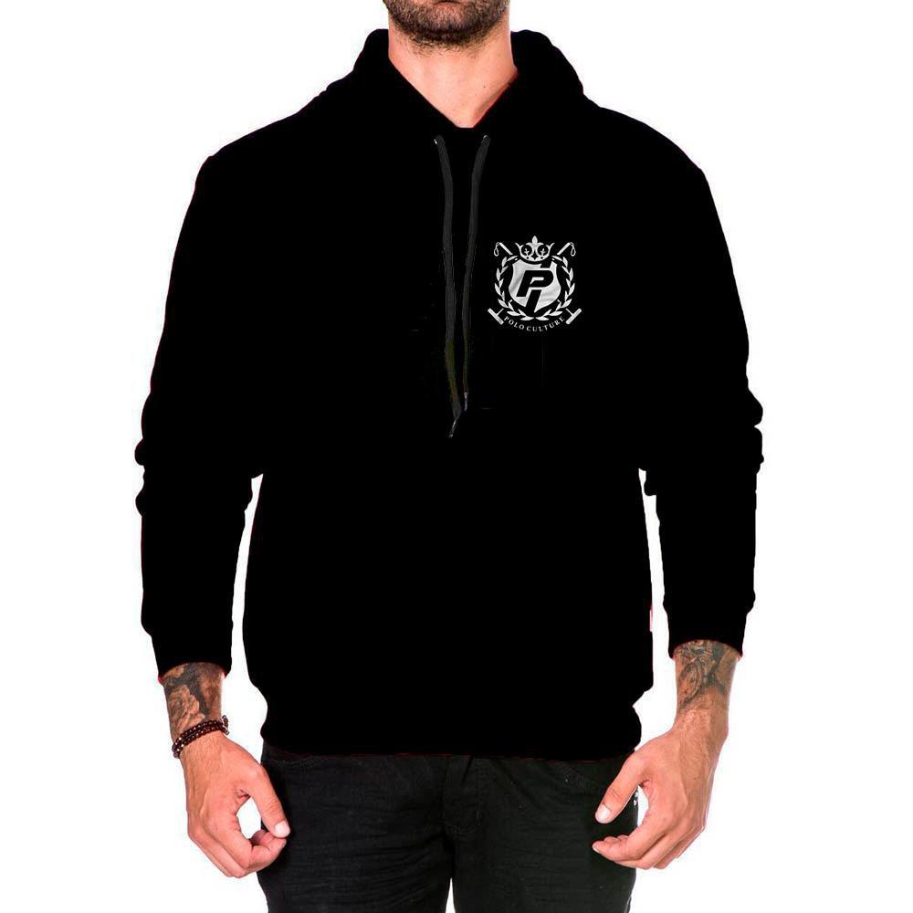 designer black moletom com capuz