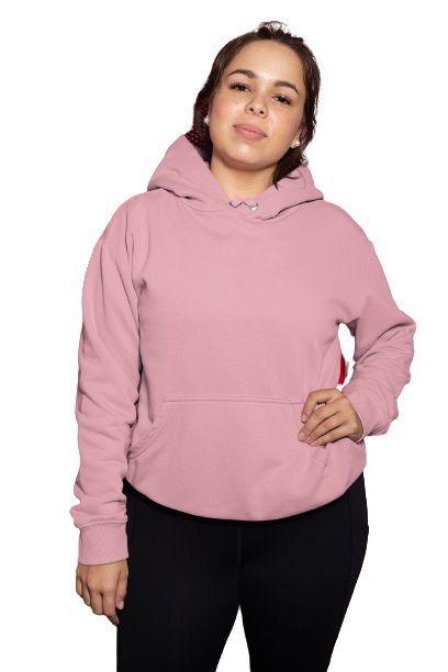 3x pink moletom com capuz