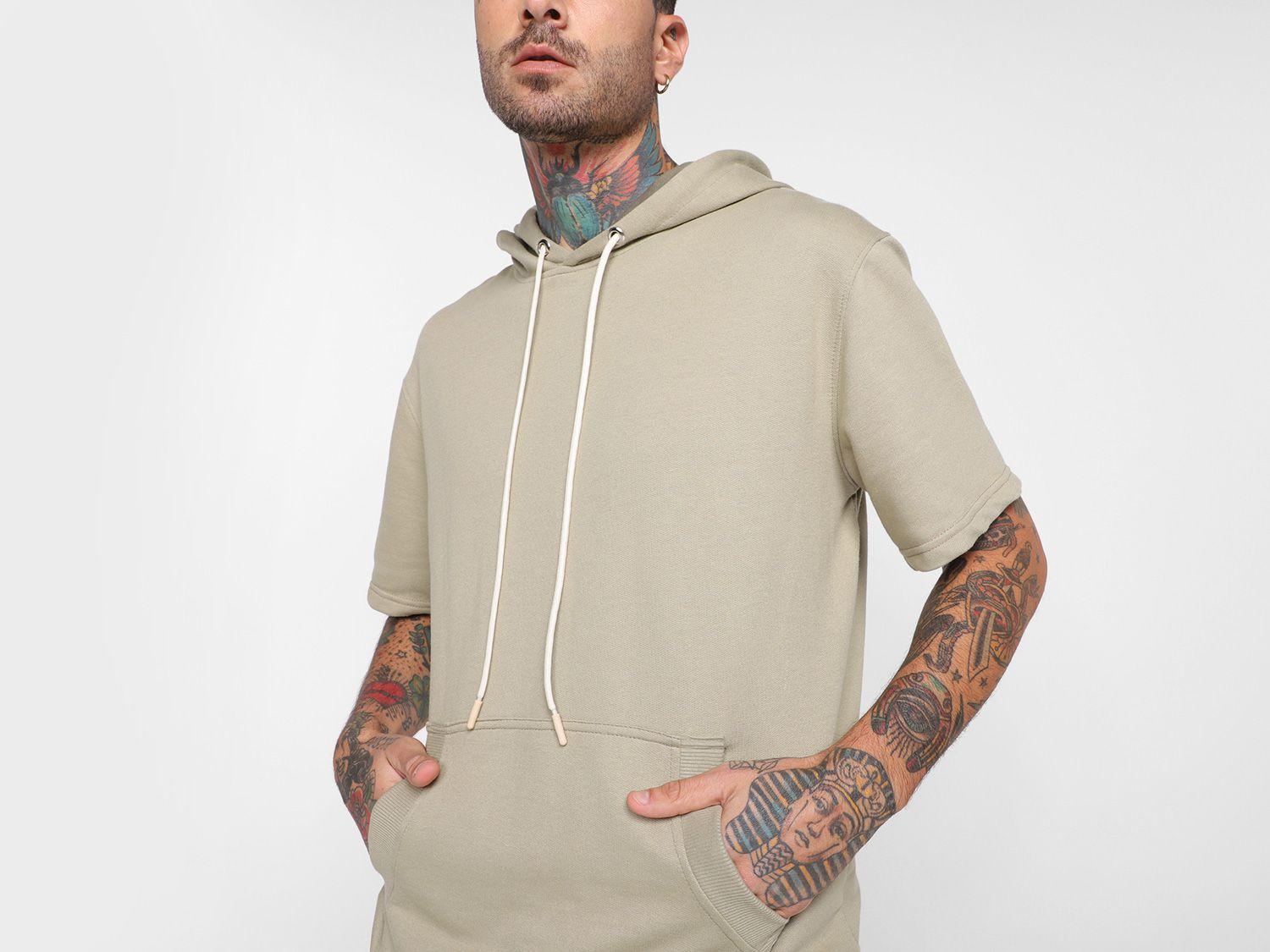 pine green zip up moletom com capuz
