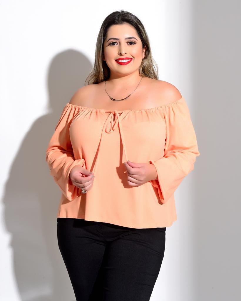 blusas plus size de malha