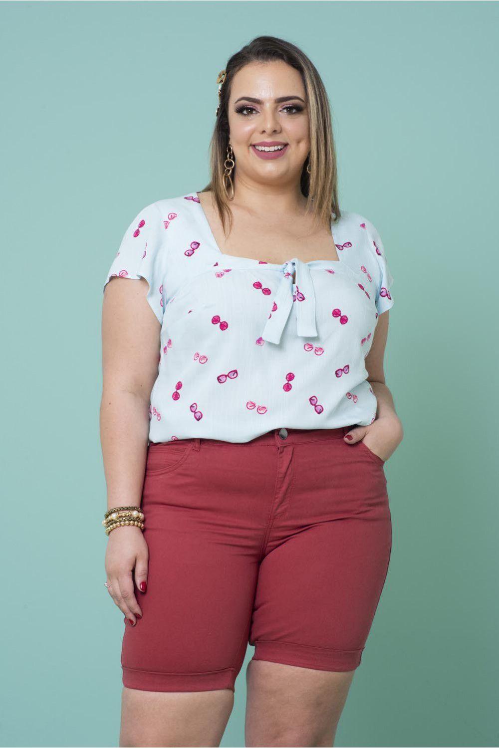 blusas modinha plus size