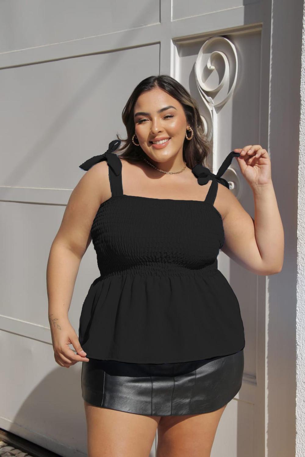 blusa plus size conjunto de roupas short e blusa