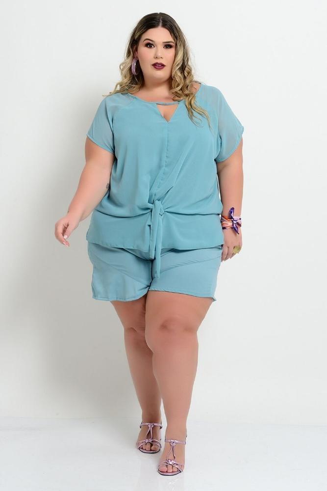 modelo de blusa plus size