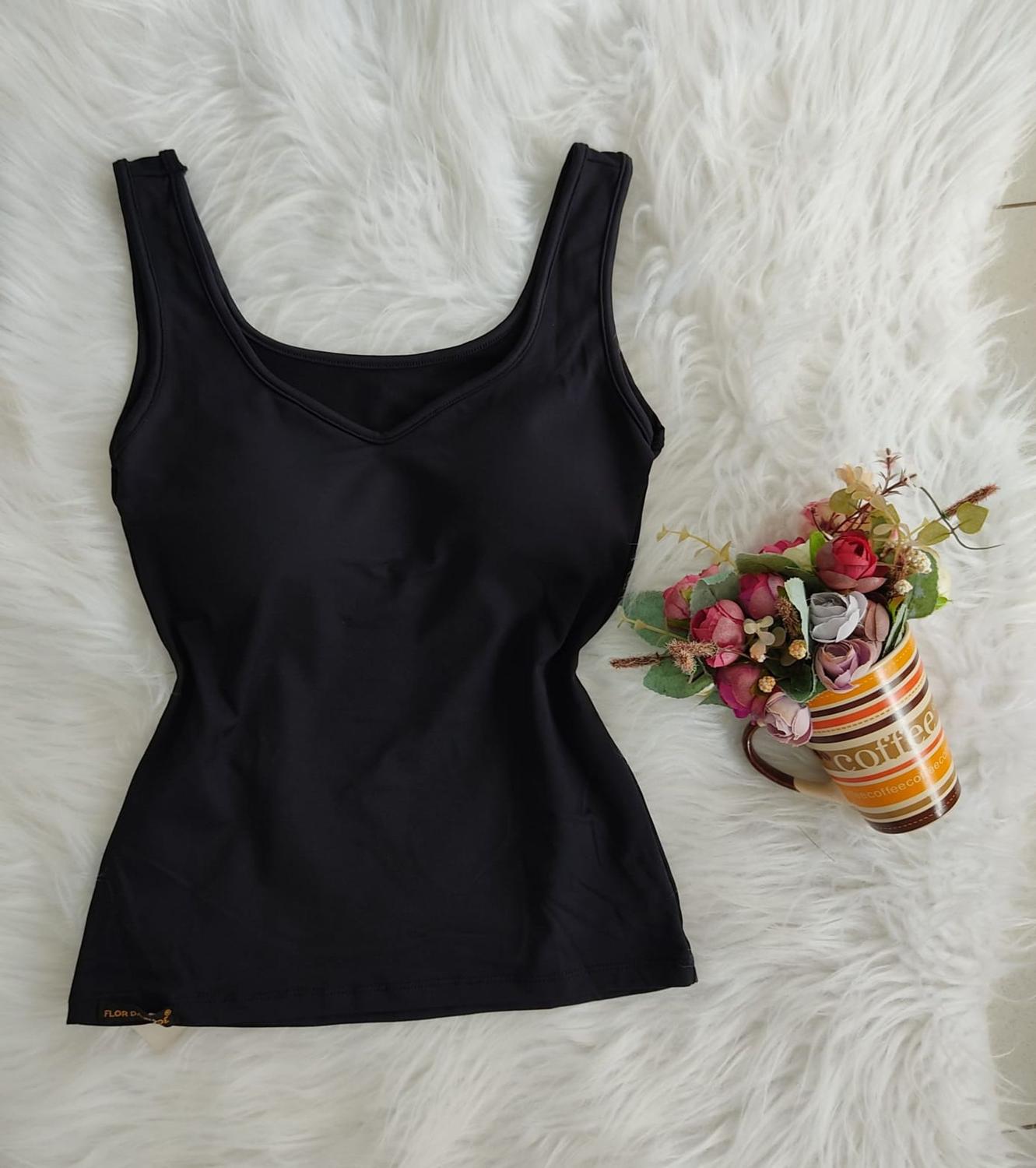 Blusa regata com bojo - leblon boutique - Regata Feminina - Magazine Luiza