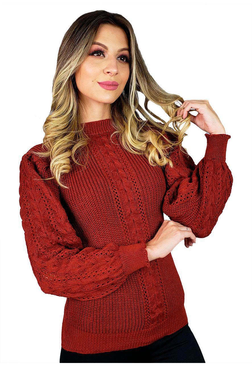 blusas con guipur