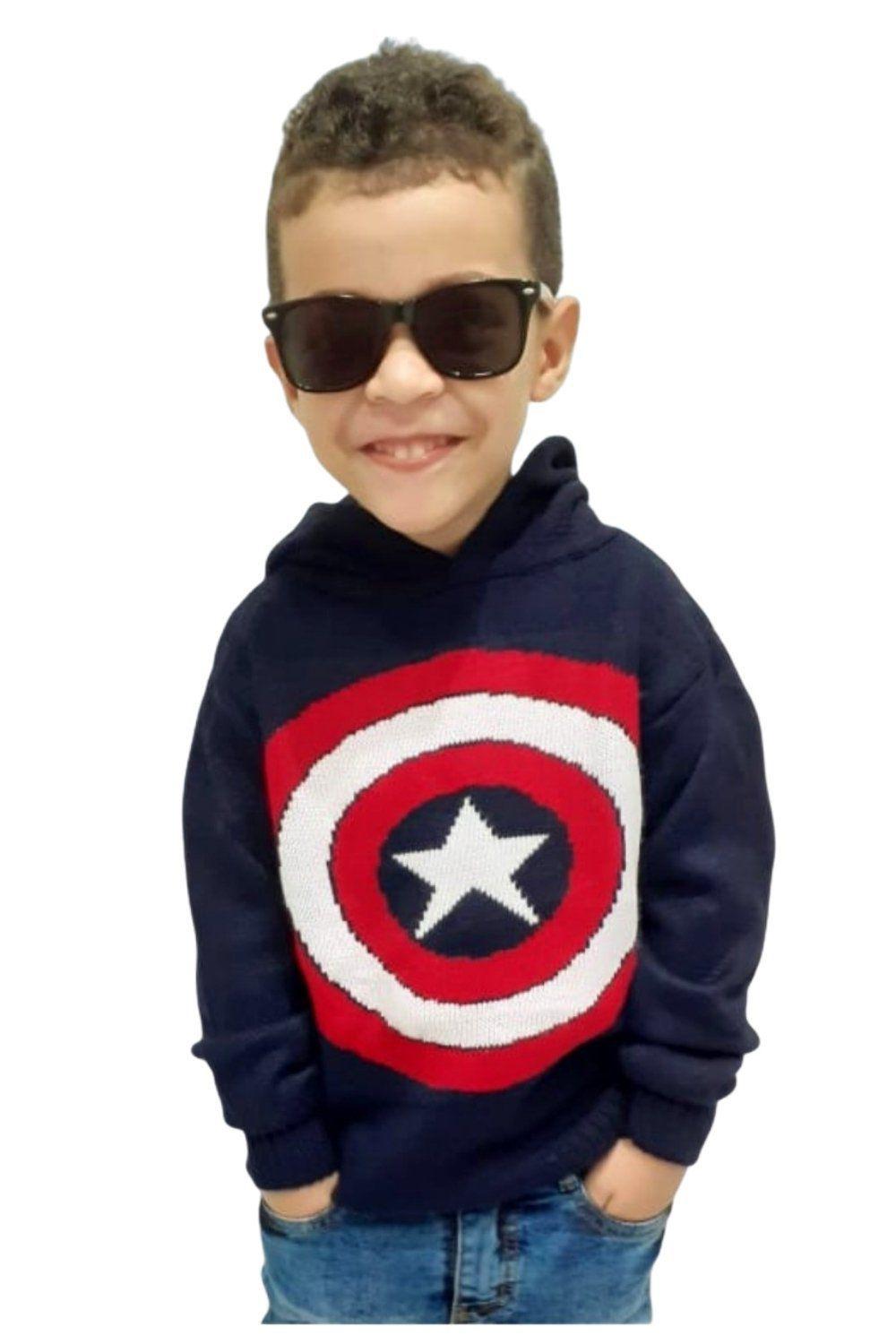 blusa de trico menino