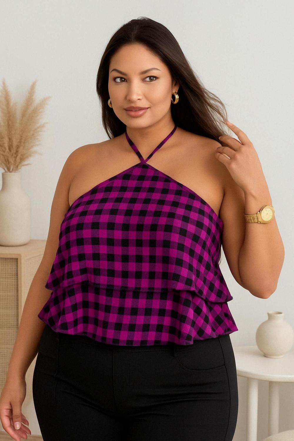 Plus Size Modelo De Blusa Bata Blusas Bata Preta Plus Size