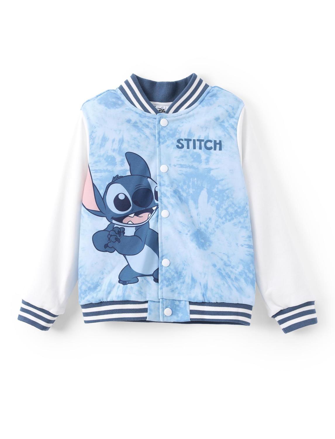 Blusão Disney Lilo Stitch Varsity Bomber para crianças de a