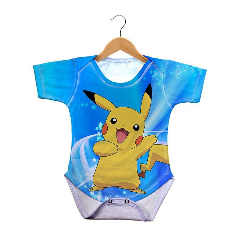 Body Bebe Pokemon Pikachu 429k Body Para Bebes Magazine Luiza