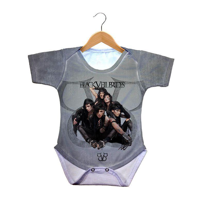 Body Bebe Punk Rock Black Veil Brides 429k Body Para Bebes Magazine Luiza