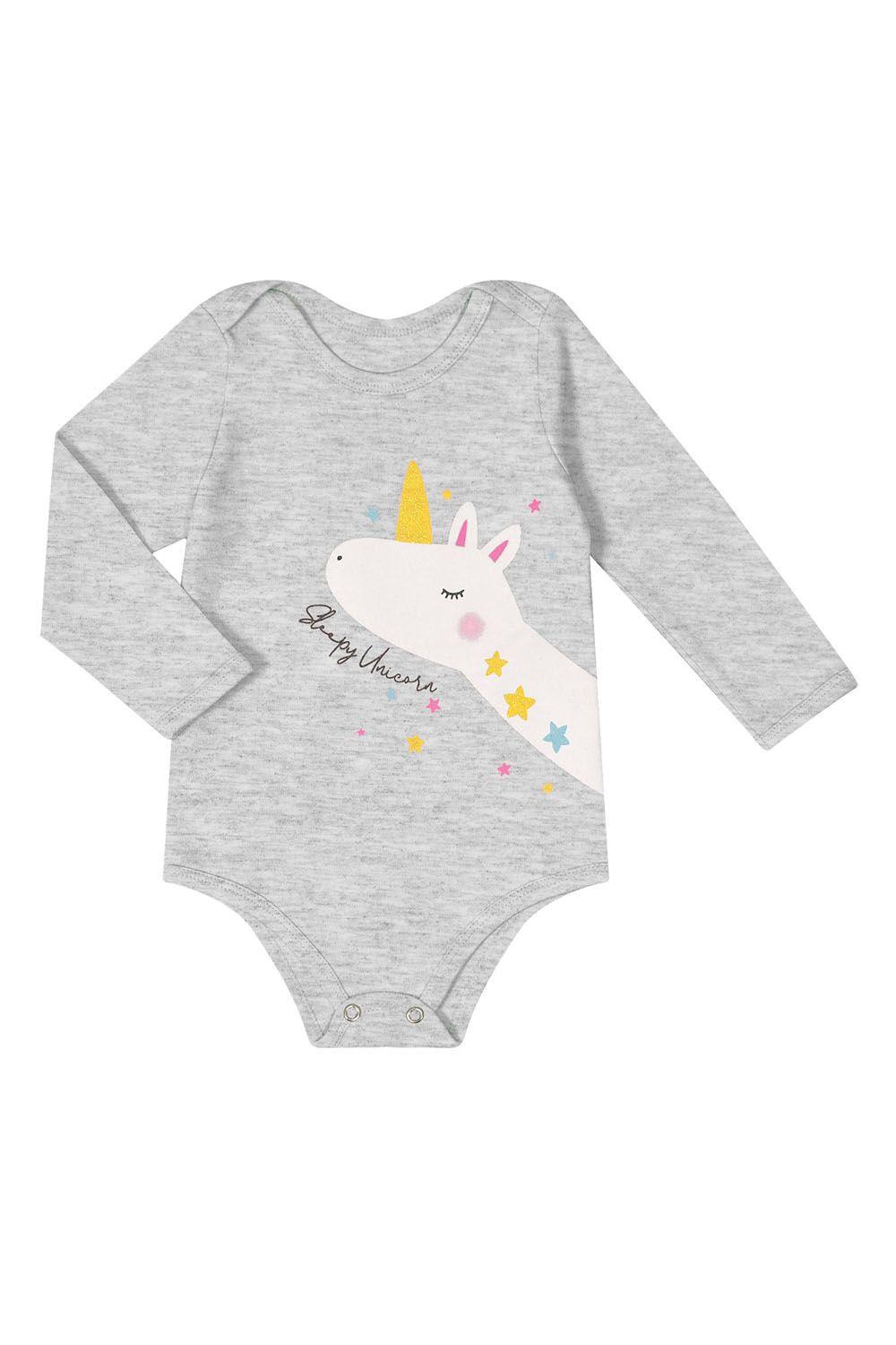 Body Bebe Recem Nascido Sleepy Unicorn Rovitex Body Para Bebes Magazine Luiza