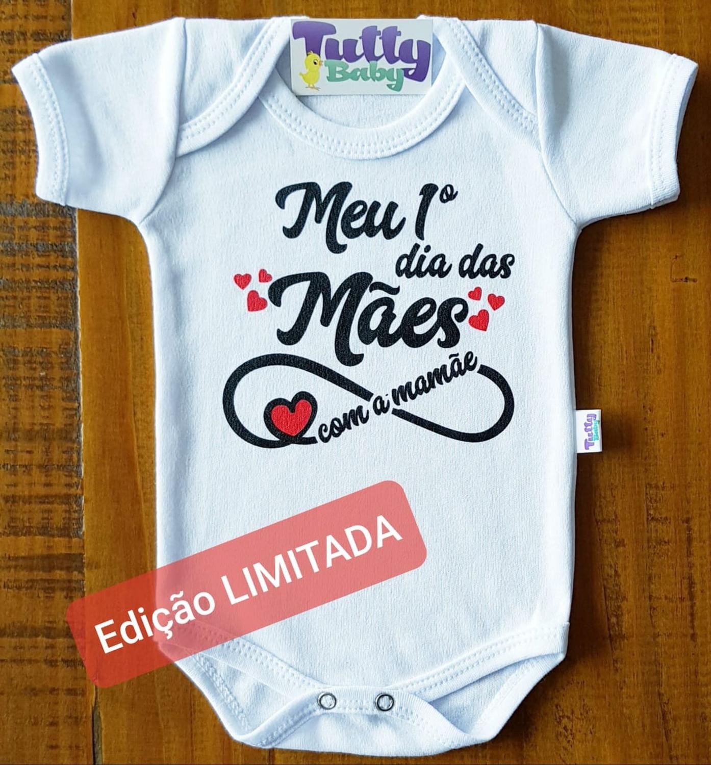 Body De Bebe Dia Das Maes Meu Primeiro Dia Das Maes Com A Mamae G 8 A 12 Meses Tutty Baby Body Para Bebes Magazine Luiza