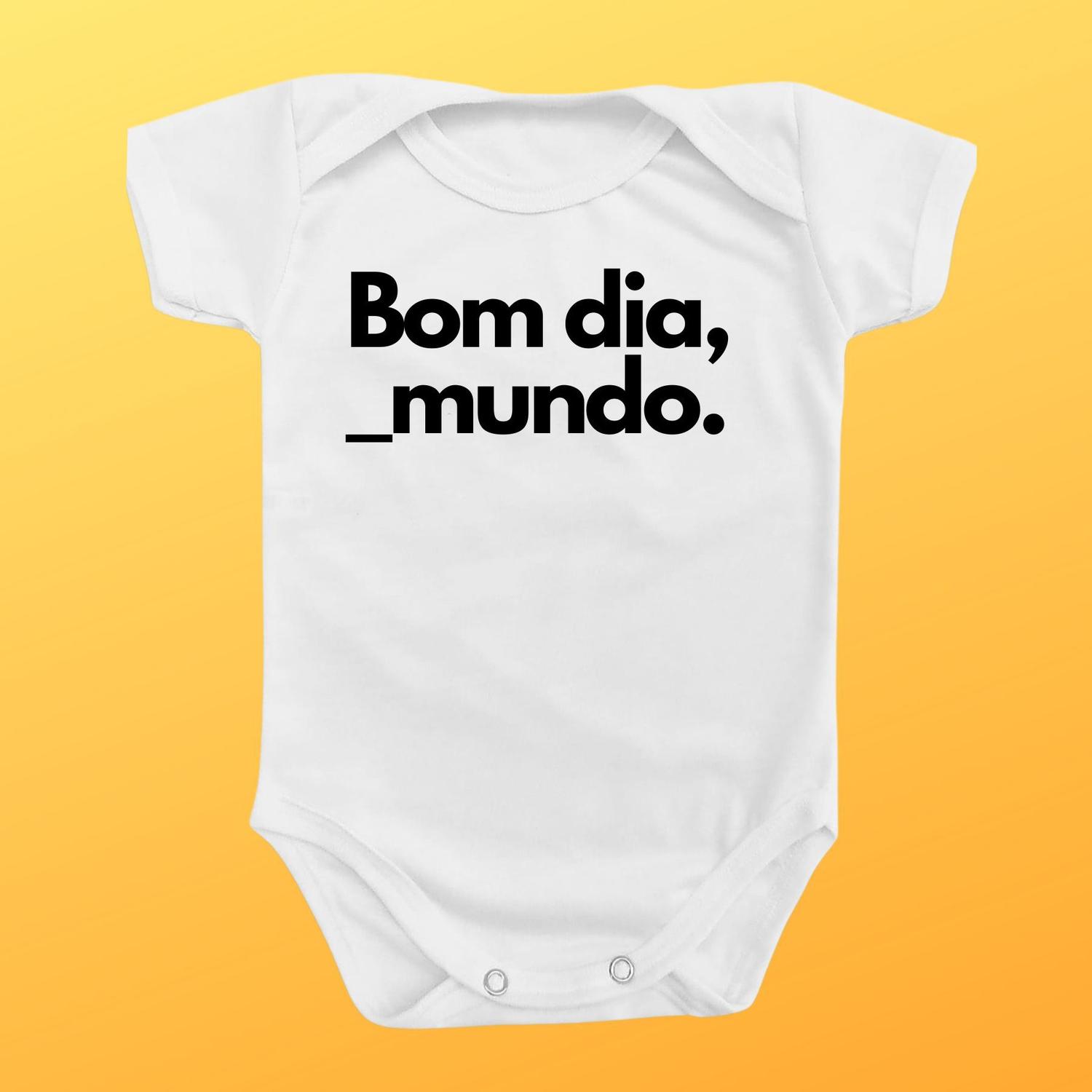 Body Roupa Bebê Divertido Mimo Papai Mamãe Gestante Bom dia - Use Junin -  Body para Bebês - Magazine Luiza