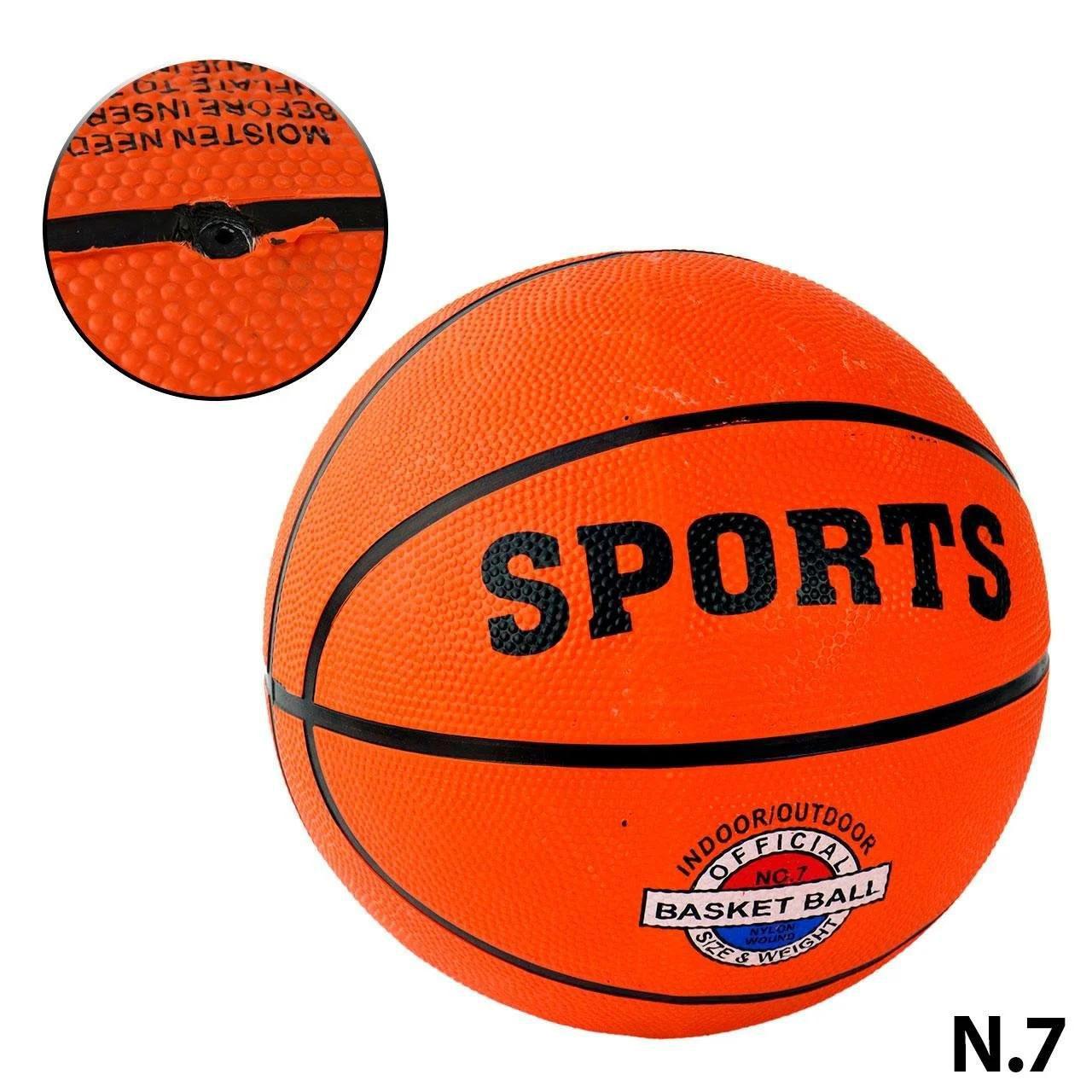 Bola De Basquete Basketball Tamanho Oficial Sports Número 7