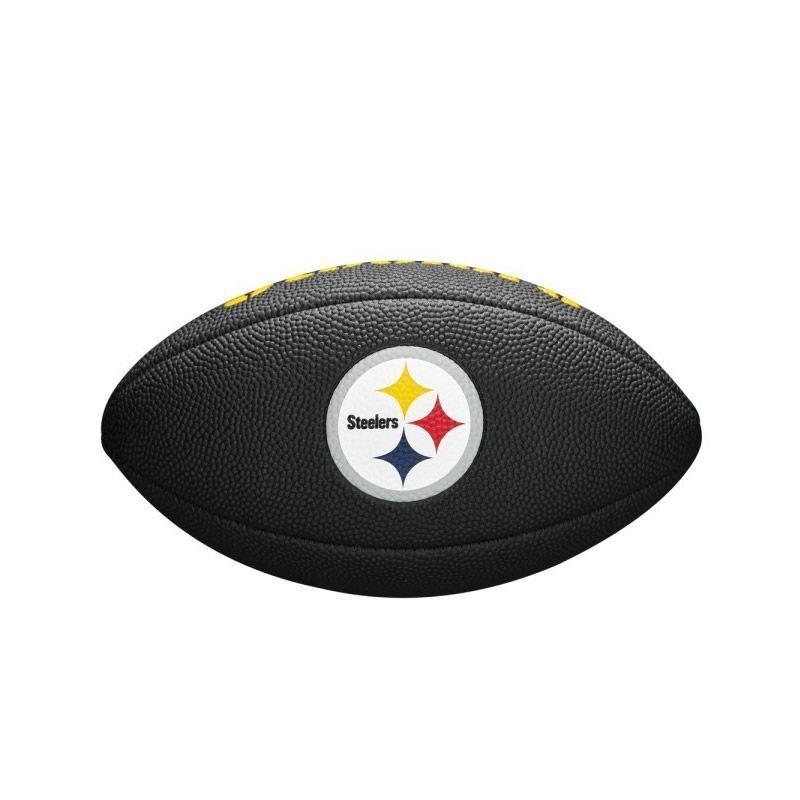 Bola Futebol Americano Pittsburgh Steelers Team Logo Black Wilson Bola De Futebol Americano Magazine Luiza