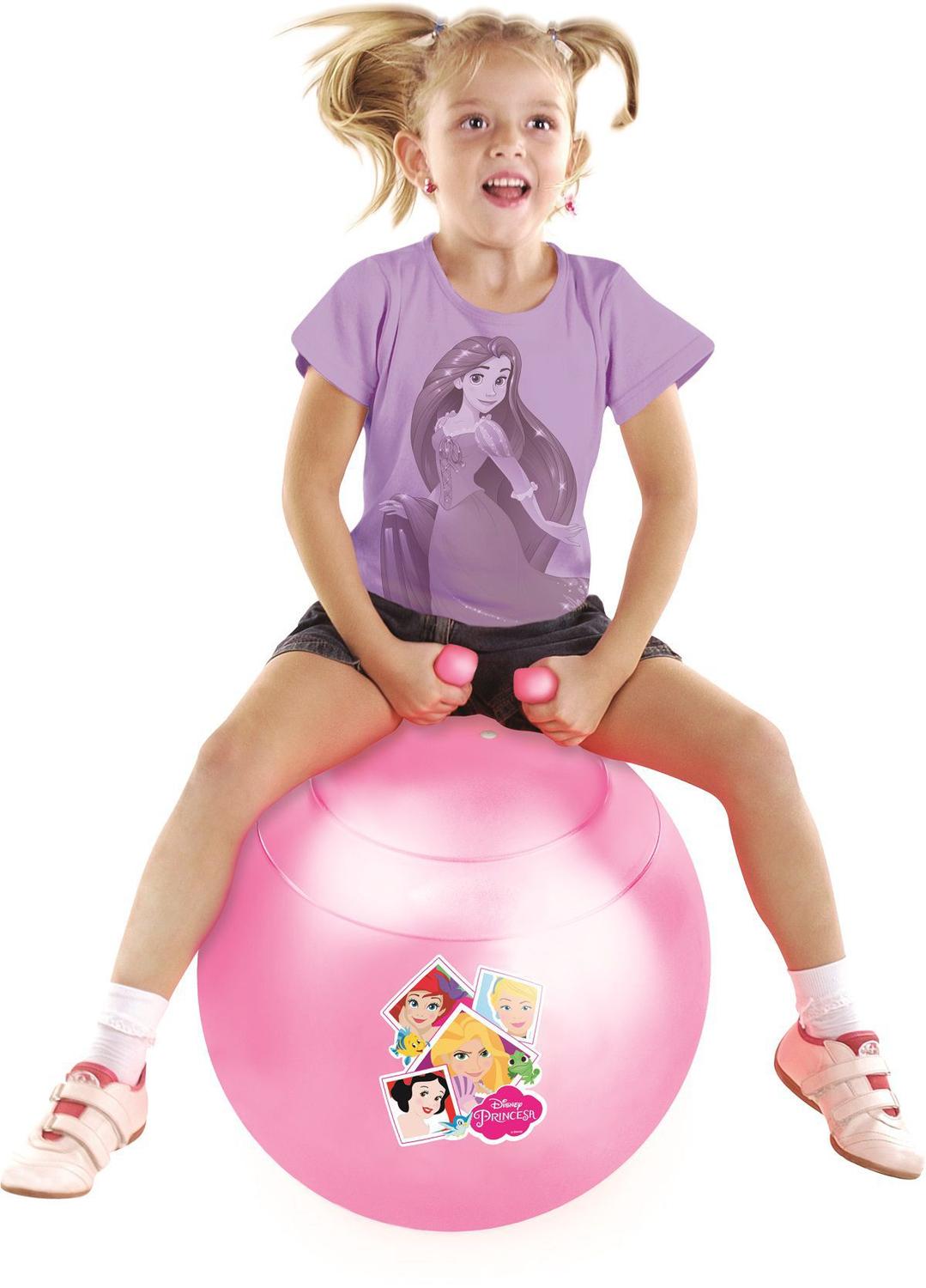 Bola Pula Pula Princesa Disney Upa Princesas Rosa 60cm 25kg Líder Playground Magazine Luiza