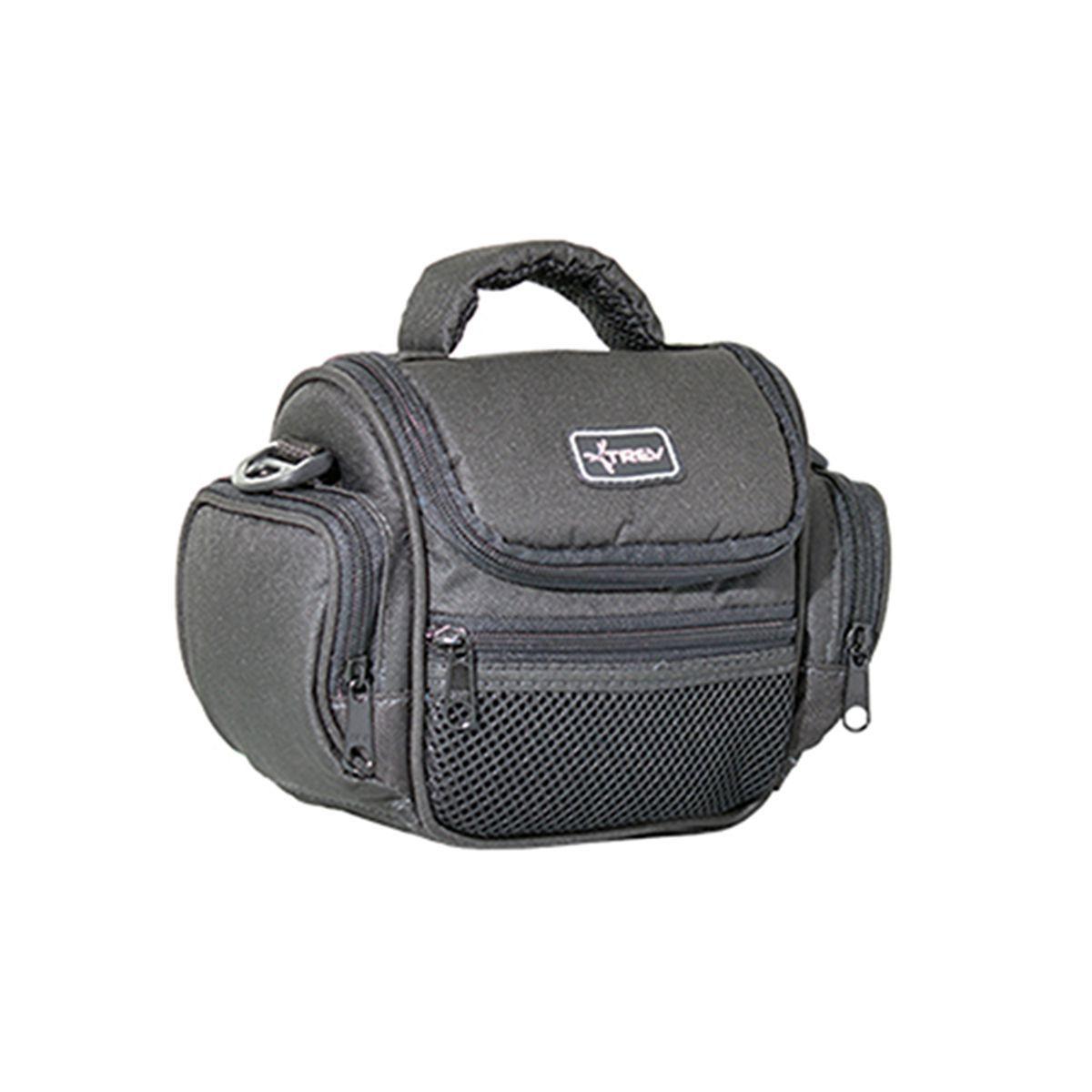 black designer camera bolsa
