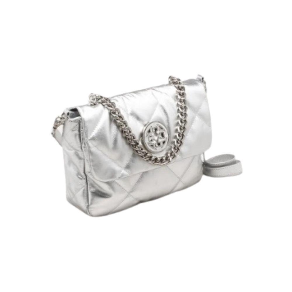 Bolsa Capodarte Shoulder Bag Couro Metalizada Prata - Bolsas - Magazine  Luiza