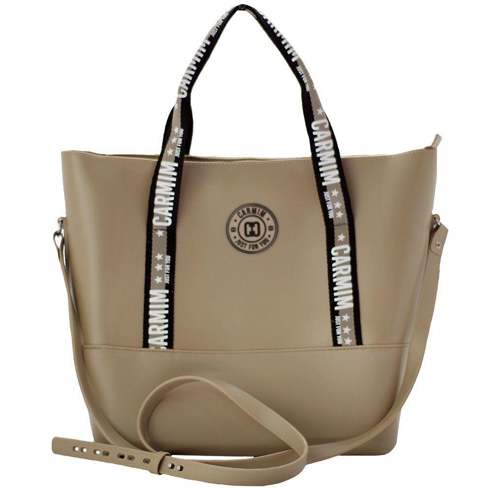 Bolsa Carmim Toronto Bege Feminina - Bolsas e Acessórios - Magazine Luiza