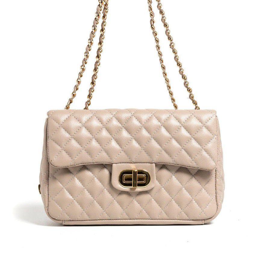 Bolsa de couro matelasse Clearance