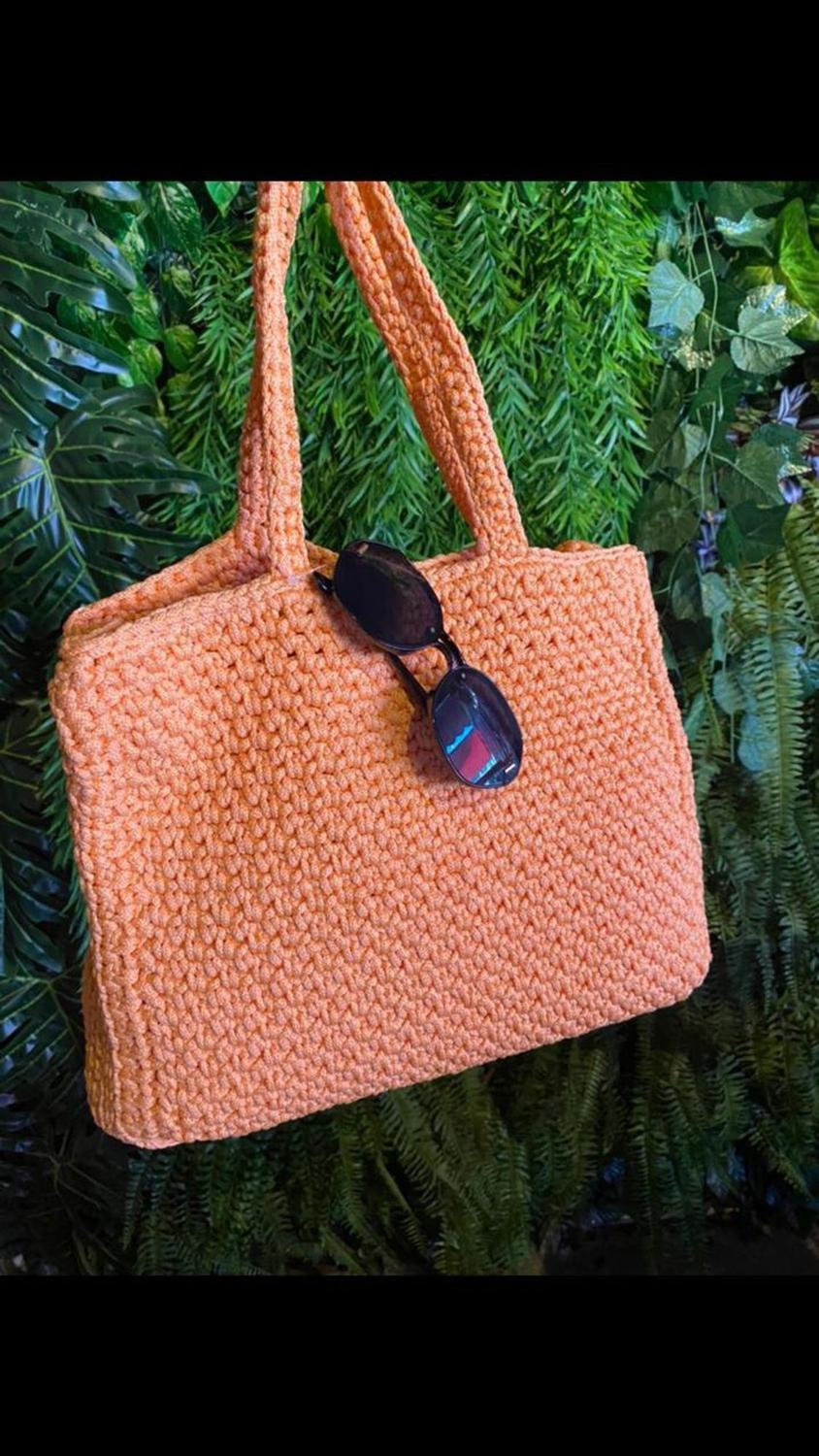 crochet straw bolsa pattern