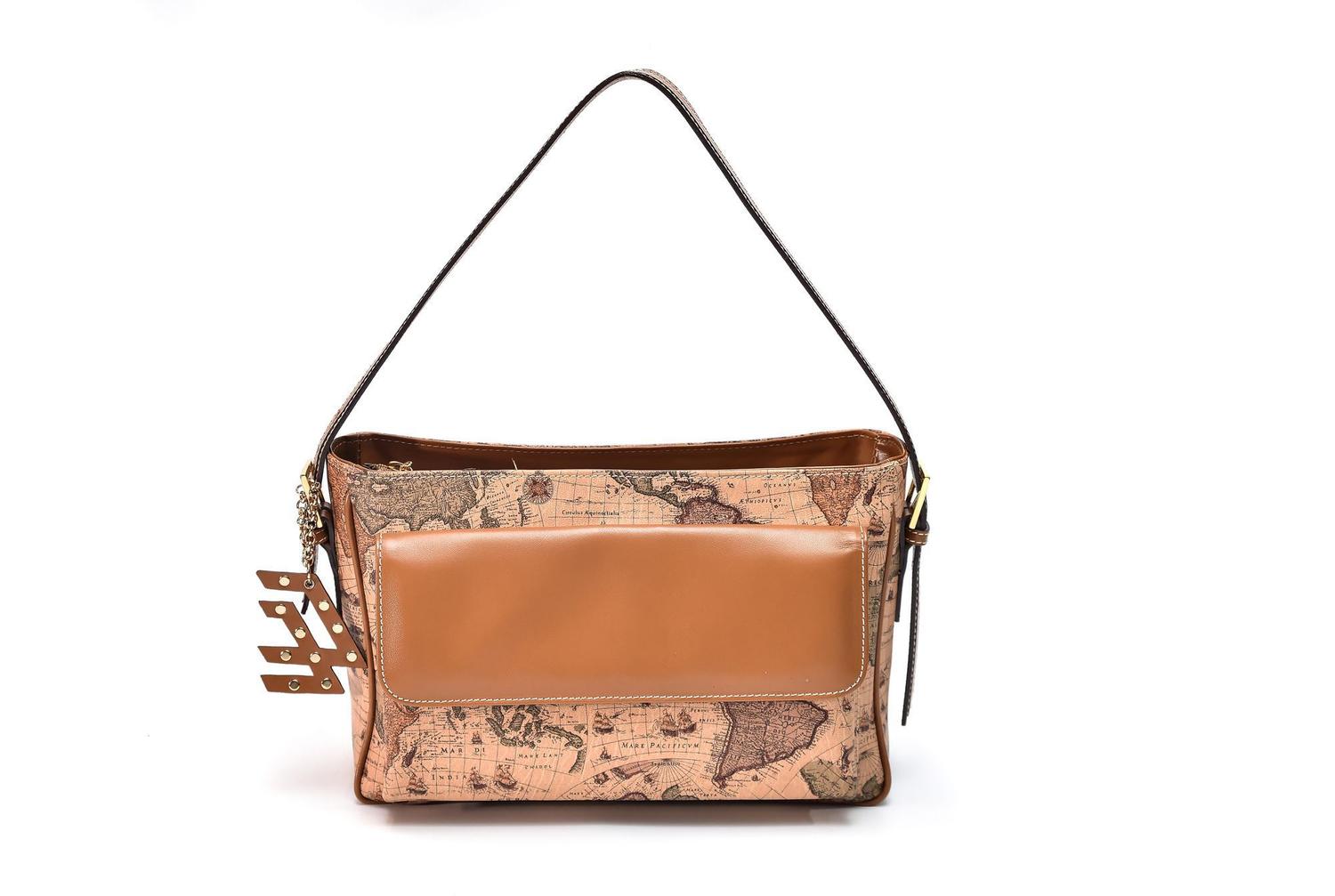brown strap bolsa