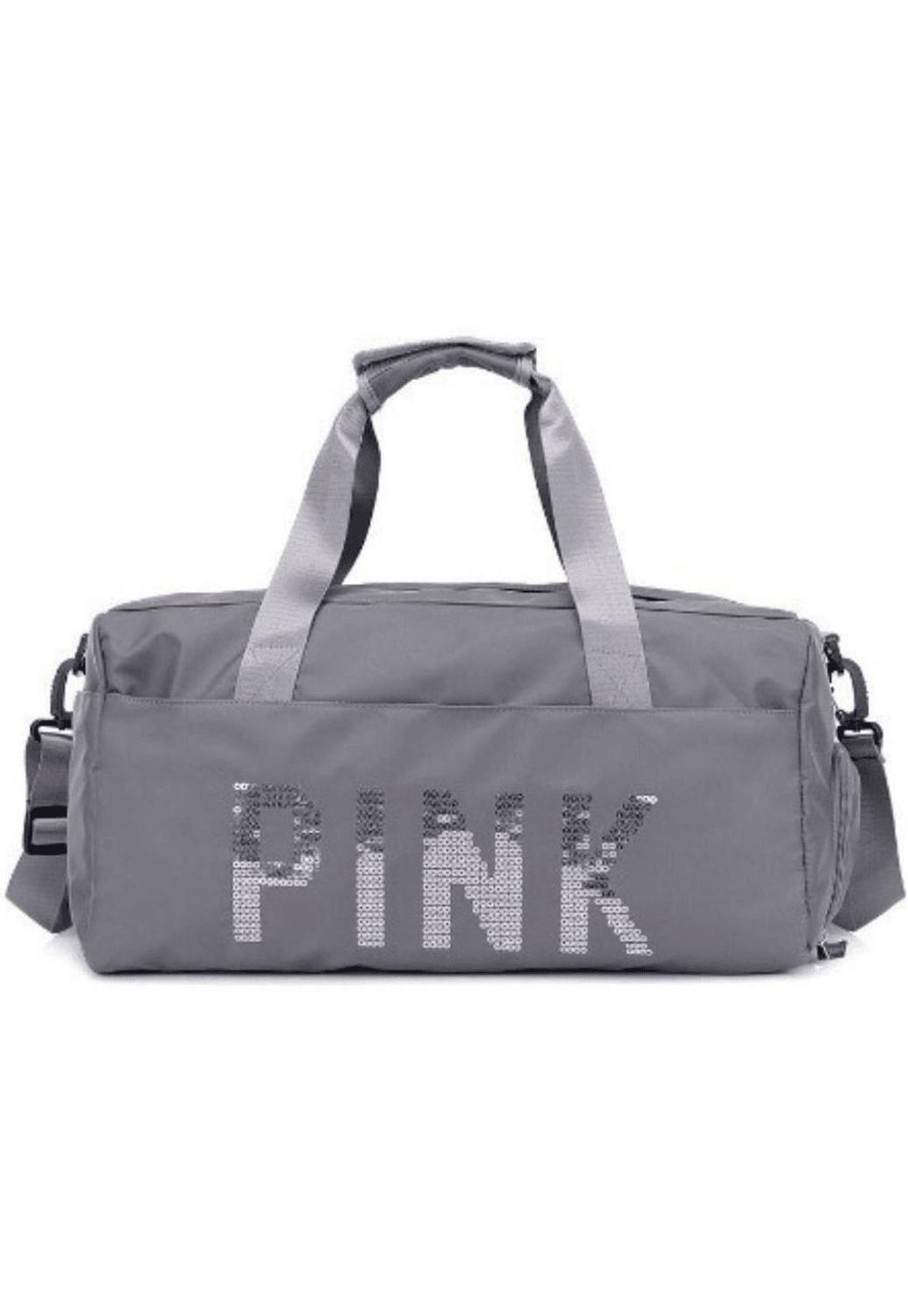 black pink duffle bolsa