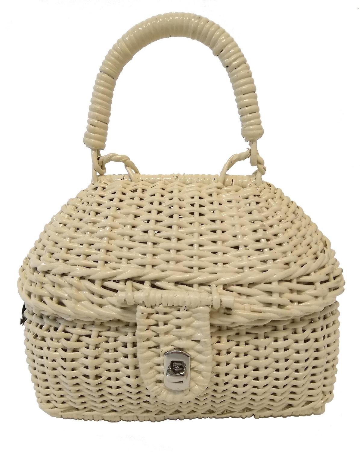 rattan bolsa square