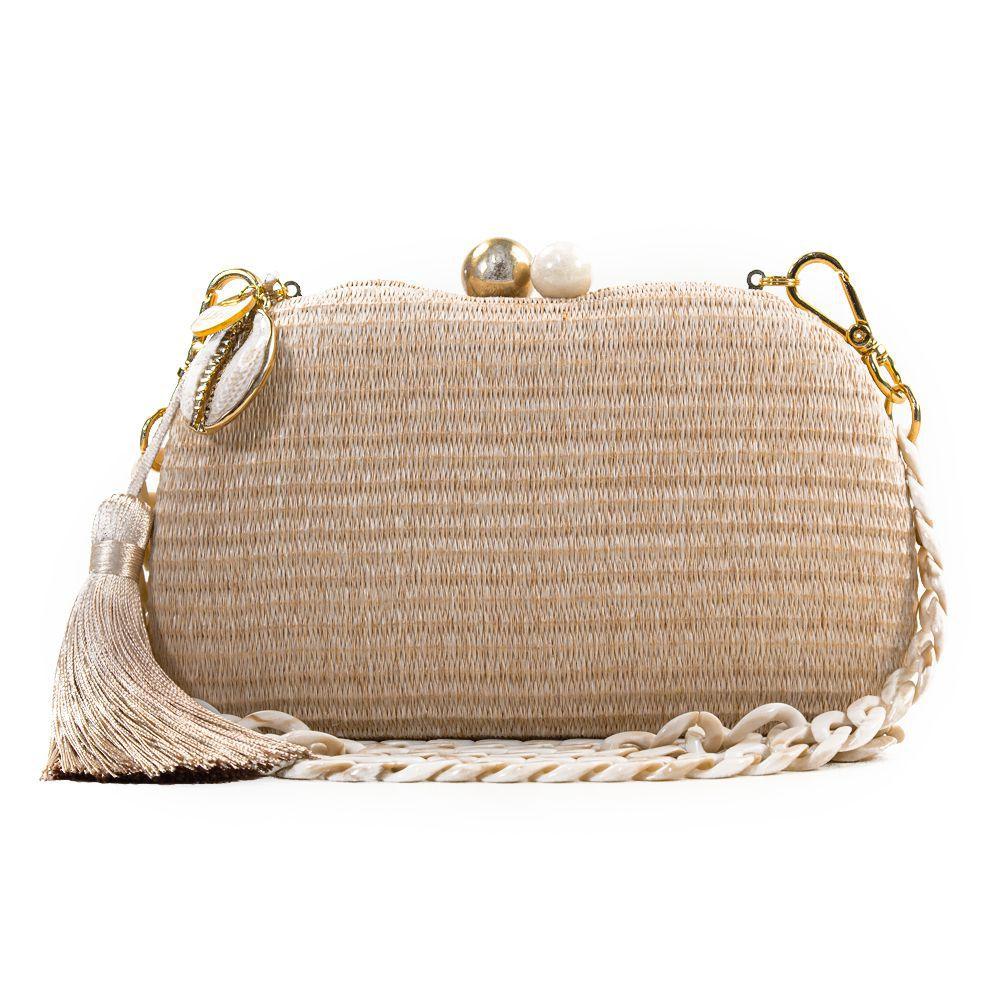jute clutch bolsas