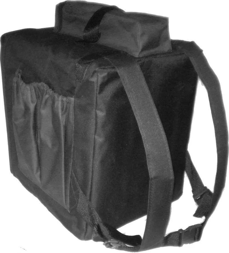 mochila de entrega com divisória
