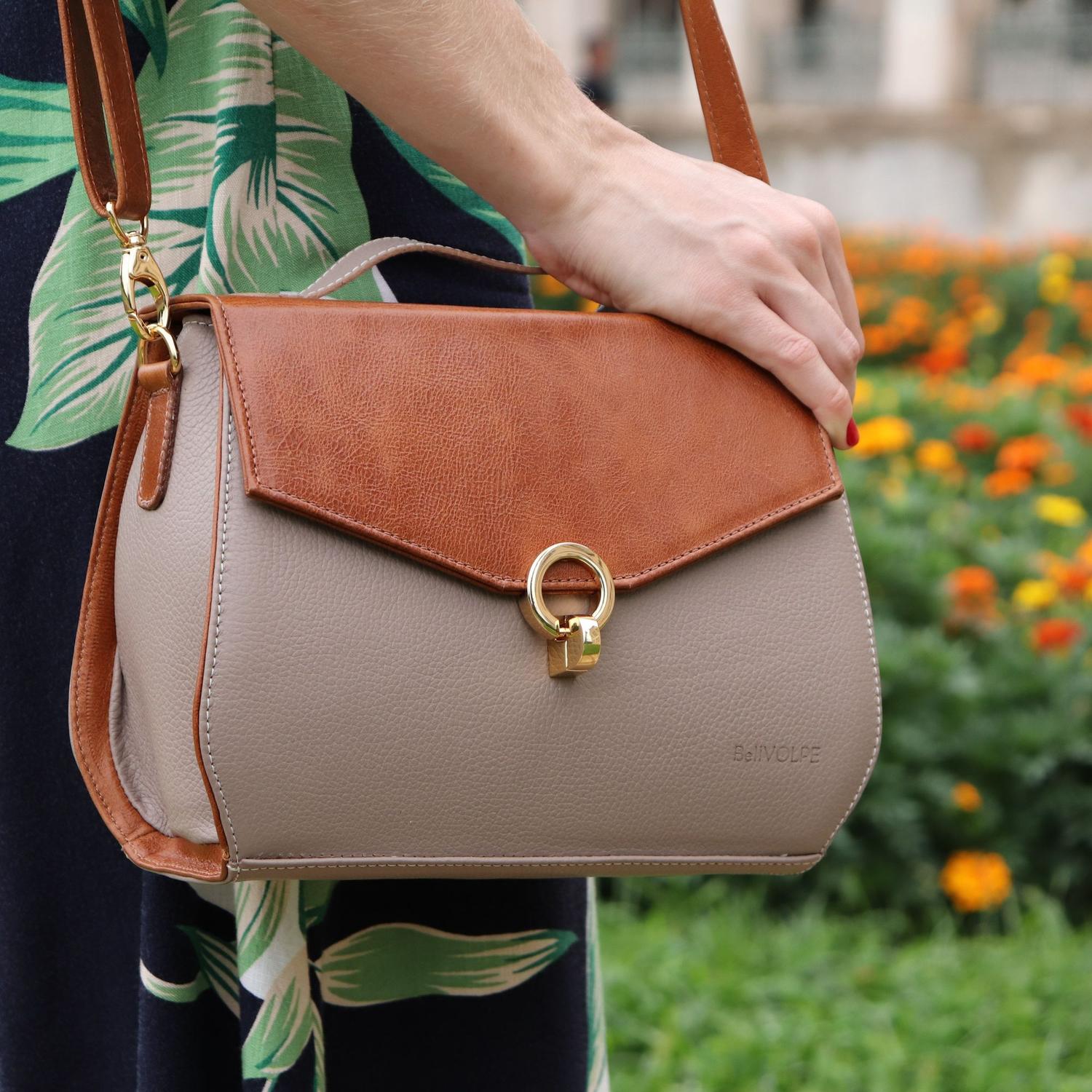 Bolsa de couro de marca Clearance