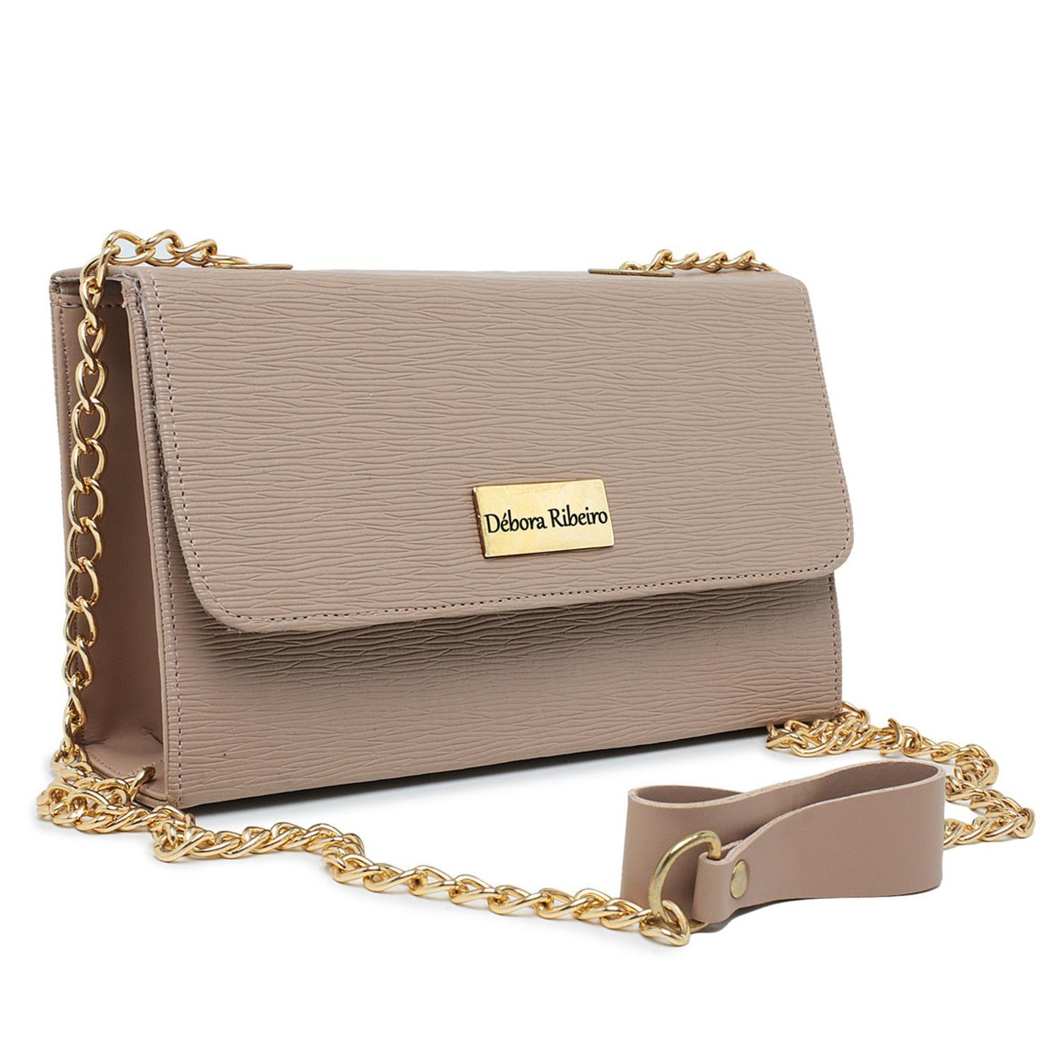 Bolsa Feminina De Lado E Transversal Pequena Alça De Corrente Lançamento -  Débora Ribeiro - Bolsas - Magazine Luiza